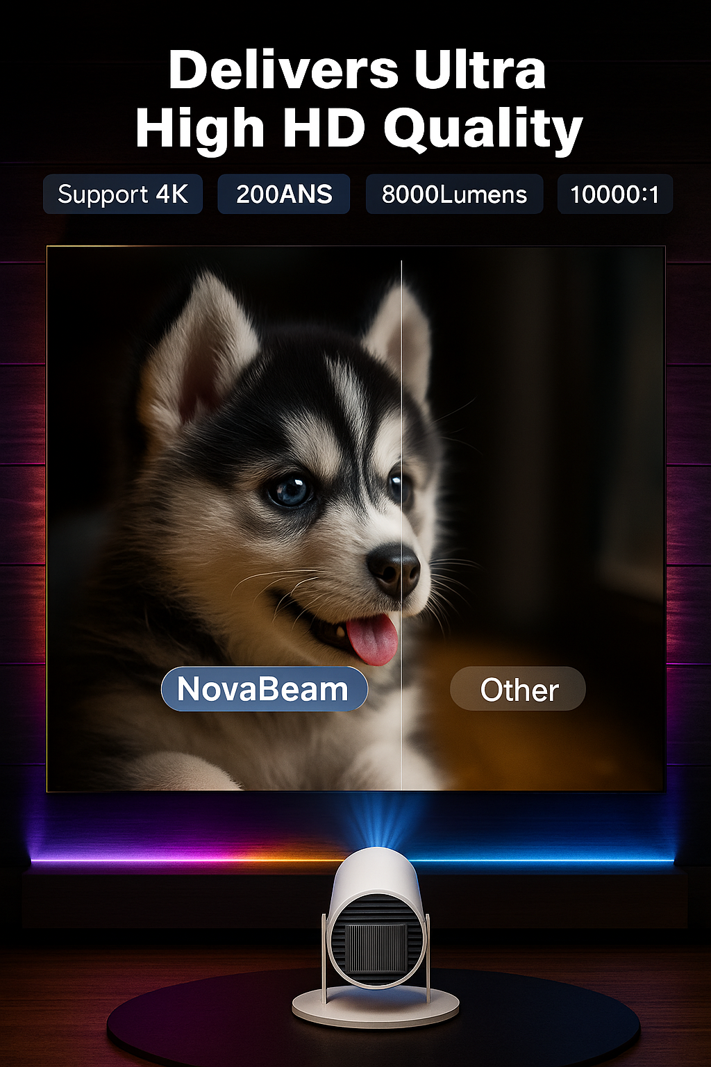 NovaBeam Ultra Projector™